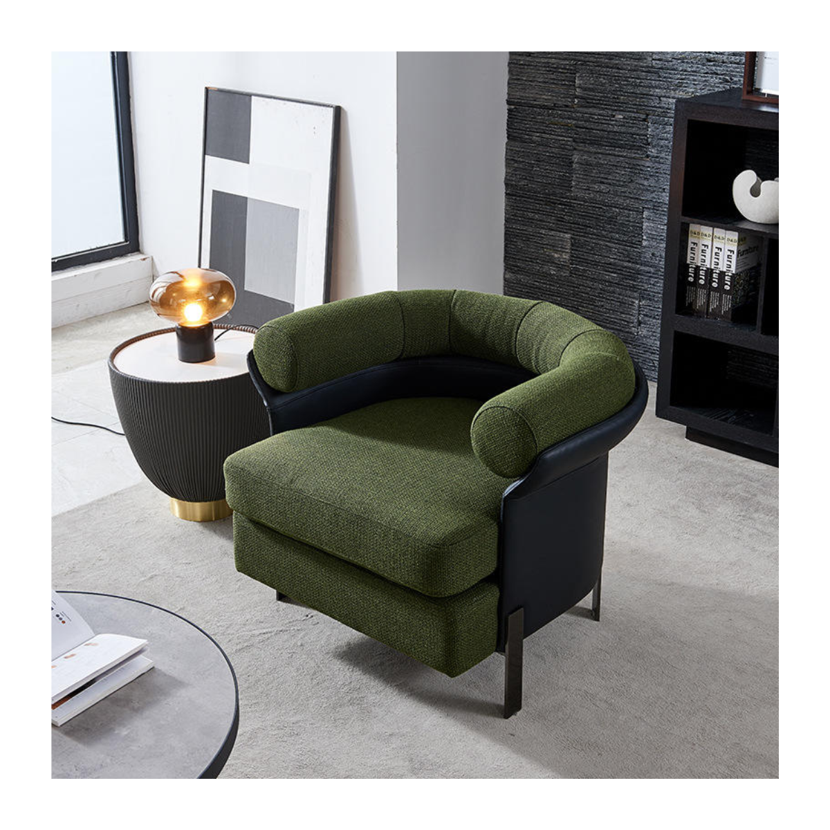 Barrel Curve Lounge Chair